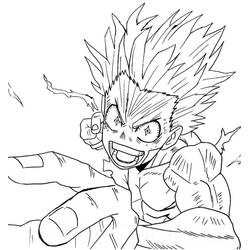 Раскраска: Моя геройская академия (Аниме и манга) #176004 - Бесплатные раскраски для печати