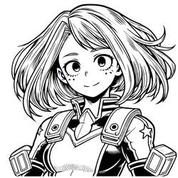 Раскраска: Моя геройская академия (Аниме и манга) #218533 - Бесплатные раскраски для печати