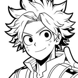 Раскраска: Моя геройская академия (Аниме и манга) #218543 - Бесплатные раскраски для печати