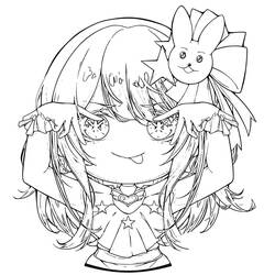 Раскраски: Ребёнок кумира - Бесплатные раскраски для печати