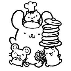 Раскраска: Помпомпурин (Аниме и манга) #211456 - Бесплатные раскраски для печати