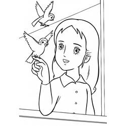 Раскраска: Принцесса Сара (Аниме и манга) #202107 - Бесплатные раскраски для печати