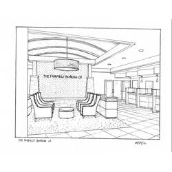 Раскраски: Банк - Бесплатные раскраски для печати