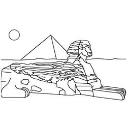 Раскраска: Пирамида (Здания и Архитектура) #190982 - Бесплатные раскраски для печати