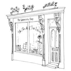 Раскраски: Магазин - Бесплатные раскраски для печати