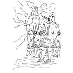 Раскраска: Вавилонская башня (Здания и Архитектура) #213633 - Бесплатные раскраски для печати