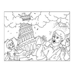Раскраска: Вавилонская башня (Здания и Архитектура) #213635 - Бесплатные раскраски для печати