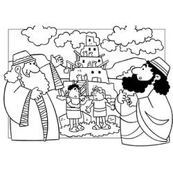 Раскраска: Вавилонская башня (Здания и Архитектура) #213659 - Бесплатные раскраски для печати