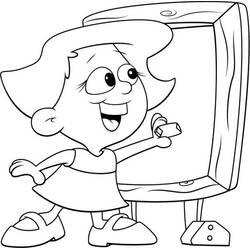 Раскраска: Учитель (Карьера и Профессии) #94285 - Бесплатные раскраски для печати