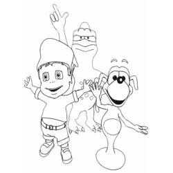 Раскраска: Адибу (Персонажи Мультфильмов) #23585 - Бесплатные раскраски для печати