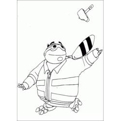 Раскраска: Адибу (Персонажи Мультфильмов) #23598 - Бесплатные раскраски для печати