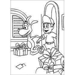 Раскраска: Адибу (Персонажи Мультфильмов) #23606 - Бесплатные раскраски для печати