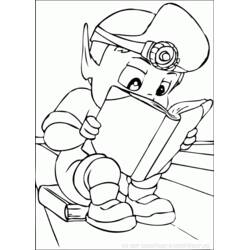 Раскраска: Адибу (Персонажи Мультфильмов) #23620 - Бесплатные раскраски для печати