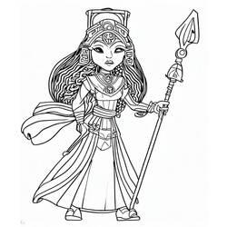 Раскраска: Асенефа (Персонажи Мультфильмов) #182348 - Бесплатные раскраски для печати