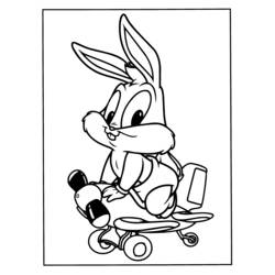 Раскраска: Малыши Луни Тюнз (Персонажи Мультфильмов) #26596 - Бесплатные раскраски для печати