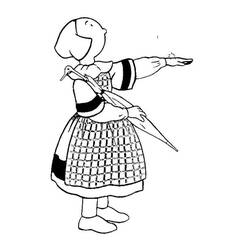 Раскраска: Becassine (Персонажи Мультфильмов) #214520 - Бесплатные раскраски для печати