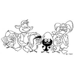 Раскраска: Calimero (Персонажи Мультфильмов) #35816 - Бесплатные раскраски для печати