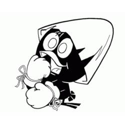 Раскраска: Calimero (Персонажи Мультфильмов) #35824 - Бесплатные раскраски для печати