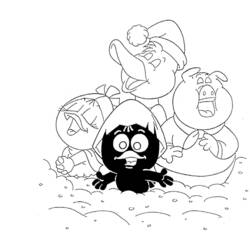 Раскраска: Calimero (Персонажи Мультфильмов) #35850 - Бесплатные раскраски для печати