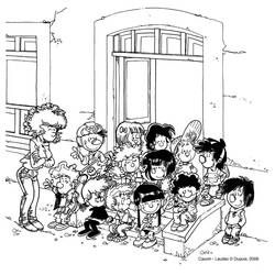 Раскраска: Cedric (Персонажи Мультфильмов) #213307 - Бесплатные раскраски для печати