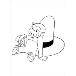 Раскраска: Curious George (Персонажи Мультфильмов) #211195 - Бесплатные раскраски для печати