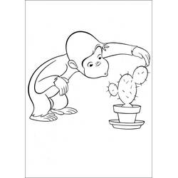 Раскраска: Curious George (Персонажи Мультфильмов) #211212 - Бесплатные раскраски для печати