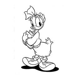Раскраска: Дональд Дак (Персонажи Мультфильмов) #30398 - Бесплатные раскраски для печати