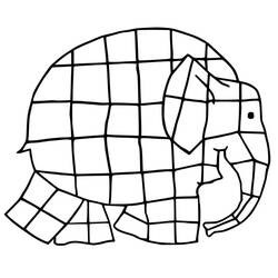Раскраска: Elmer (Персонажи Мультфильмов) #188771 - Бесплатные раскраски для печати