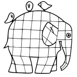 Раскраска: Elmer (Персонажи Мультфильмов) #188775 - Бесплатные раскраски для печати