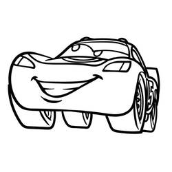 Раскраска: Flash McQueen (Персонажи Мультфильмов) #183641 - Бесплатные раскраски для печати