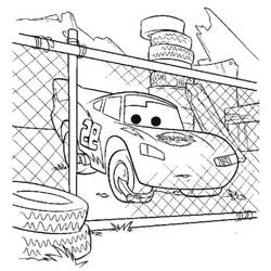 Раскраска: Flash McQueen (Персонажи Мультфильмов) #183645 - Бесплатные раскраски для печати