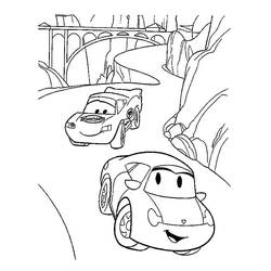 Раскраска: Flash McQueen (Персонажи Мультфильмов) #183648 - Бесплатные раскраски для печати