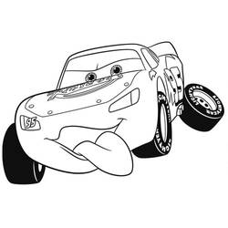Раскраска: Flash McQueen (Персонажи Мультфильмов) #183654 - Бесплатные раскраски для печати