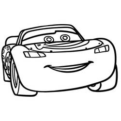 Раскраска: Flash McQueen (Персонажи Мультфильмов) #183664 - Бесплатные раскраски для печати