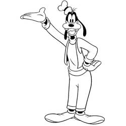 Раскраска: Гуфи (Персонажи Мультфильмов) #196263 - Бесплатные раскраски для печати