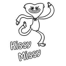 Раскраска: Kissy Missy (Персонажи Мультфильмов) #207692 - Бесплатные раскраски для печати