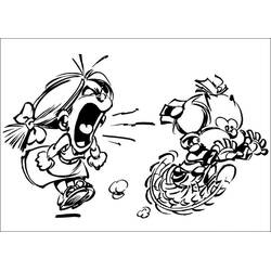 Раскраска: Little Spirou (Персонажи Мультфильмов) #182503 - Бесплатные раскраски для печати