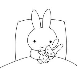 Раскраска: Miffy (Персонажи Мультфильмов) #202773 - Бесплатные раскраски для печати