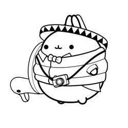 Раскраска: Molang (Персонажи Мультфильмов) #209159 - Бесплатные раскраски для печати