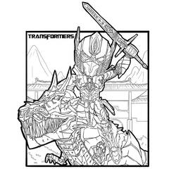 Раскраска: Optimus Prime (Персонажи Мультфильмов) #214266 - Бесплатные раскраски для печати