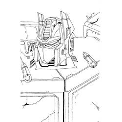 Раскраска: Optimus Prime (Персонажи Мультфильмов) #214281 - Бесплатные раскраски для печати