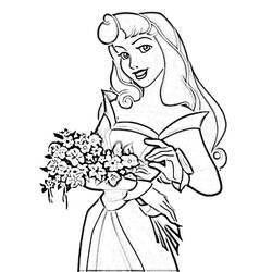 Раскраска: Princess Aurora (Персонажи Мультфильмов) #181946 - Бесплатные раскраски для печати