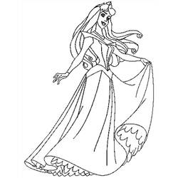 Раскраска: Princess Aurora (Персонажи Мультфильмов) #181953 - Бесплатные раскраски для печати