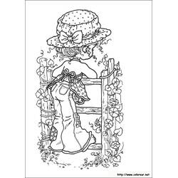 Раскраска: Sarah Kay (Персонажи Мультфильмов) #43730 - Бесплатные раскраски для печати