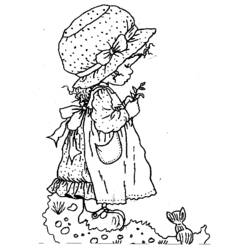 Раскраска: Sarah Kay (Персонажи Мультфильмов) #43734 - Бесплатные раскраски для печати