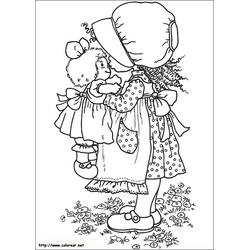 Раскраска: Sarah Kay (Персонажи Мультфильмов) #43742 - Бесплатные раскраски для печати