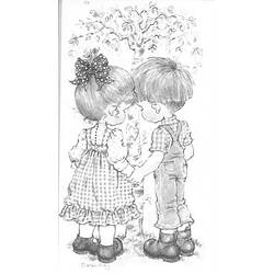 Раскраска: Sarah Kay (Персонажи Мультфильмов) #43806 - Бесплатные раскраски для печати