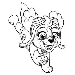 Раскраска: Стелла Щенячий патруль (Персонажи Мультфильмов) #181696 - Бесплатные раскраски для печати