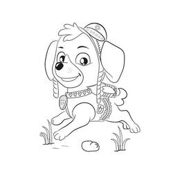 Раскраска: Стелла Щенячий патруль (Персонажи Мультфильмов) #181709 - Бесплатные раскраски для печати