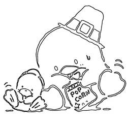 Раскраска: Tuxedo Sam (Персонажи Мультфильмов) #220180 - Бесплатные раскраски для печати